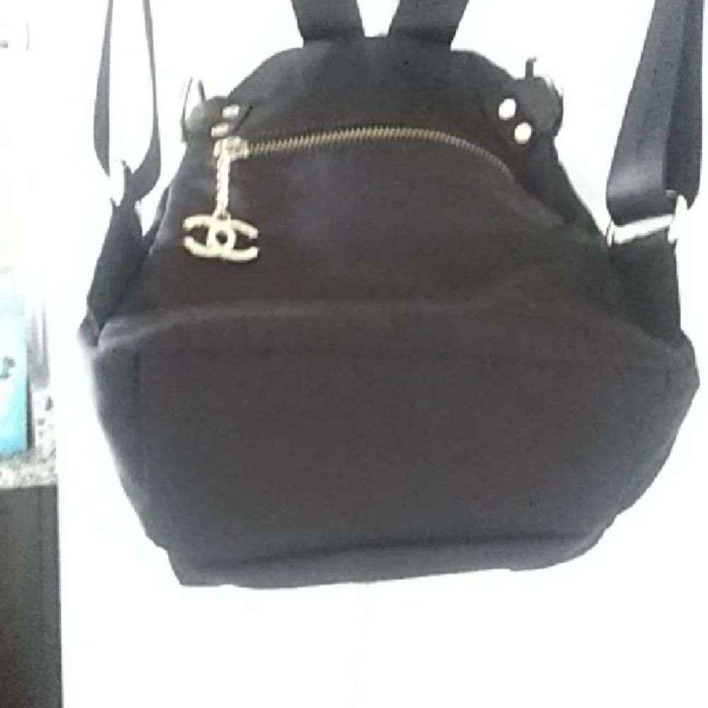 Black Mini Backpack - Picture 7 of 8